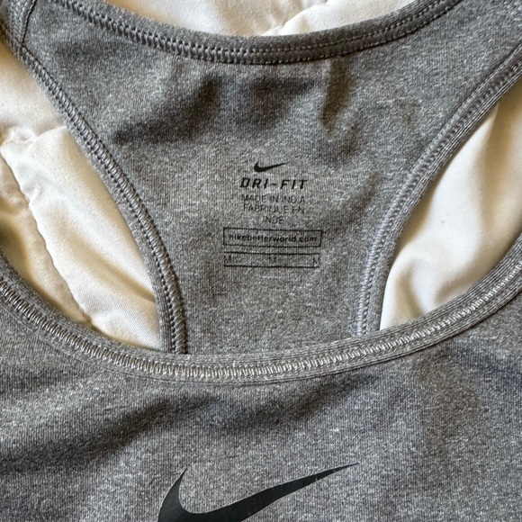 Grey Dri Fit High Impact Sports Bra - Picture 2 of 3